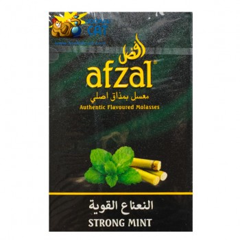 Табак для кальяна Afzal Strong Mint (Афзал Сильная Мята) 40г Акцизный